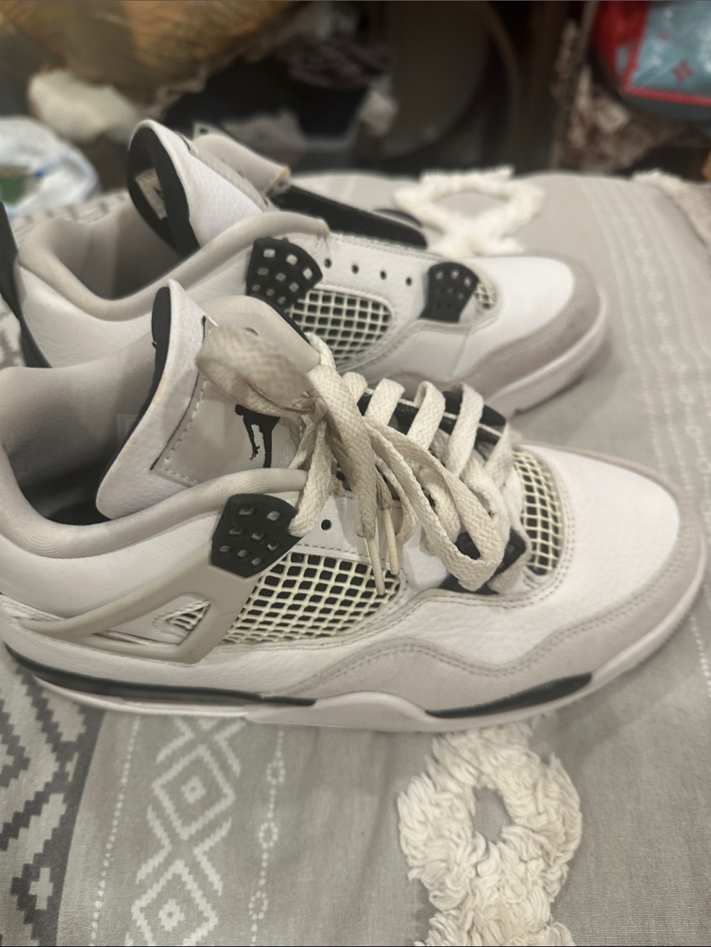 Jordan Women’s White and Black Athletic Sneakers